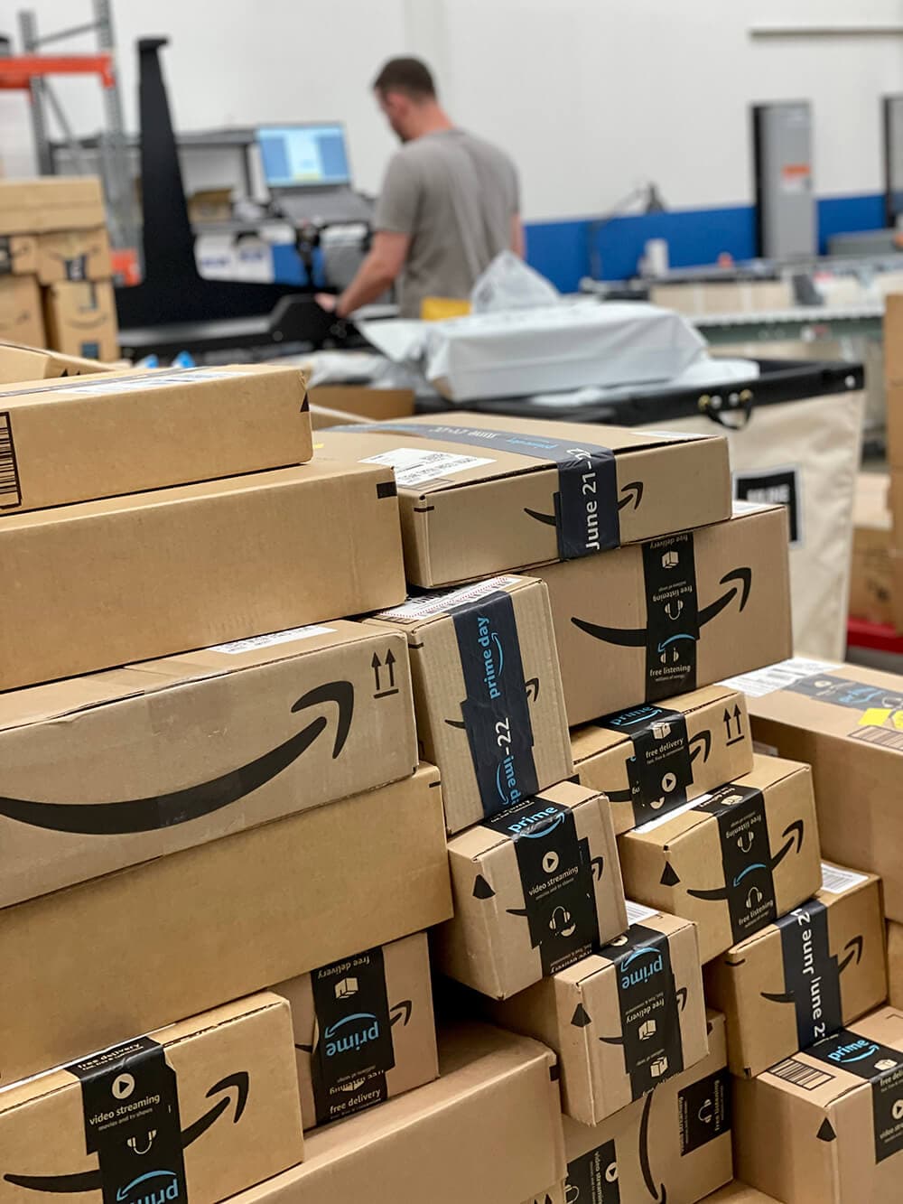 Warehouse storage area